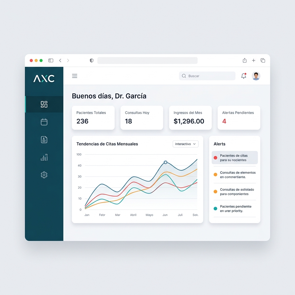 Axion Clinical Dashboard Mockup